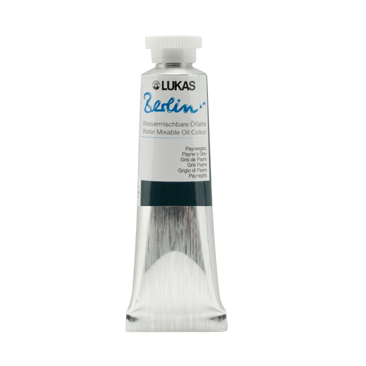 Lukas Berlin Pro Artists Water Mixable Oil Paint, Smooth Consistency with Beeswax, Lightfast Pigments, Quick Drying, Easy Clean-Up, Eco-Friendly, Professional Quality, 40 Color Range